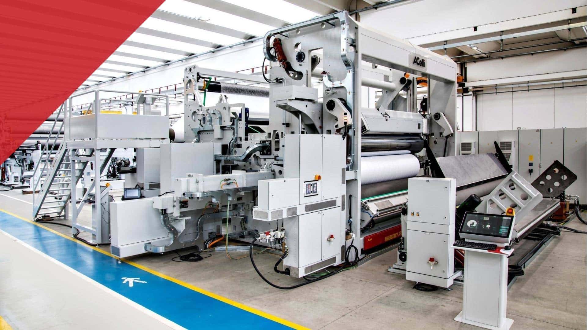 A.Celli E-WIND® Sonic and Super Sonic rewinders for Spunlaid Nonwoven