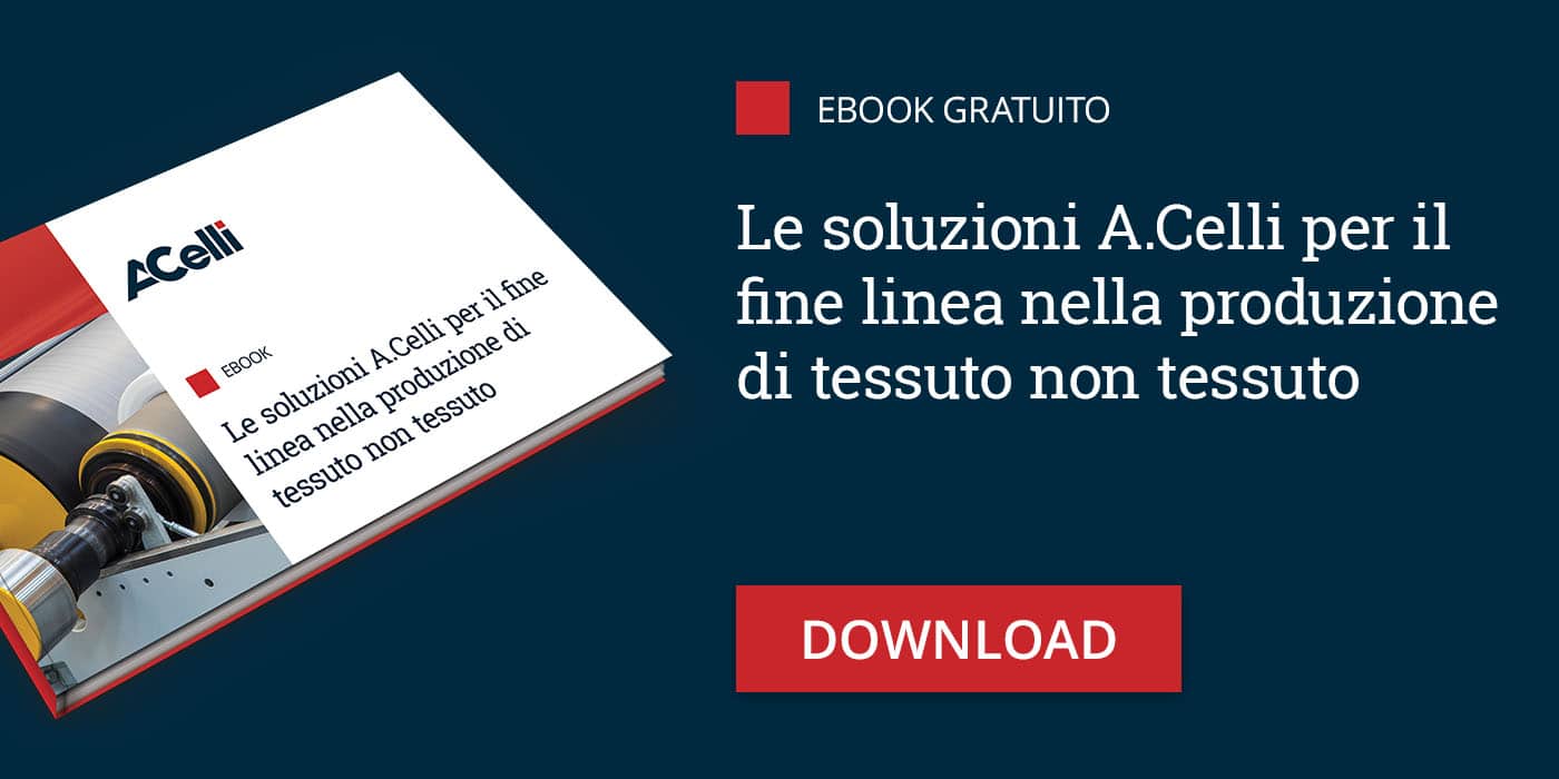 Le soluzioni A.Celli per il fine linea nella produzione di tessuto non tessuto